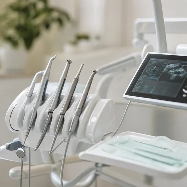 Dental instruments prepared for patient care
