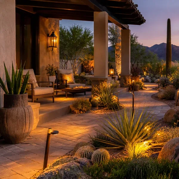 Inviting garden path surrounded by plants